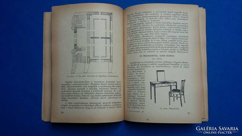 Lajos Czagány: furniture structures, Táncsics publishing house, 1957