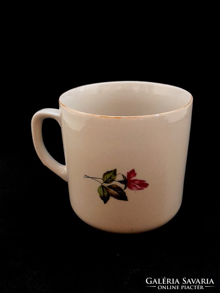 Zsolnay rosy mug with a rose pattern