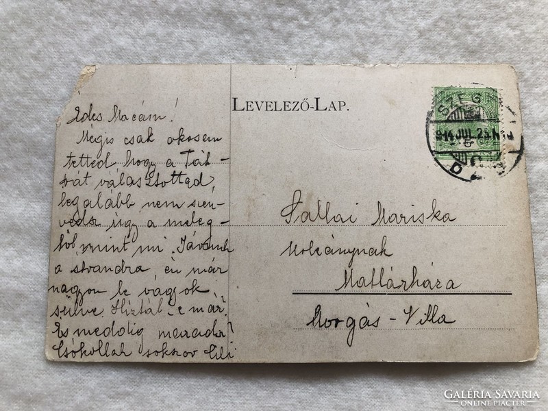 Antik, régi képeslap - Tury Gyula - A Szegedi Képzőműv. E. kiállításából 1903               -6.