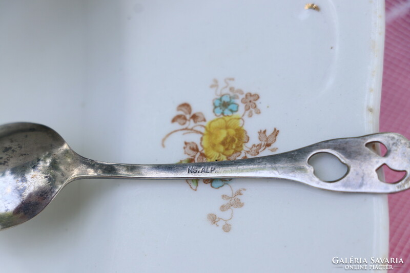 Swedish silver-plated mocha spoons