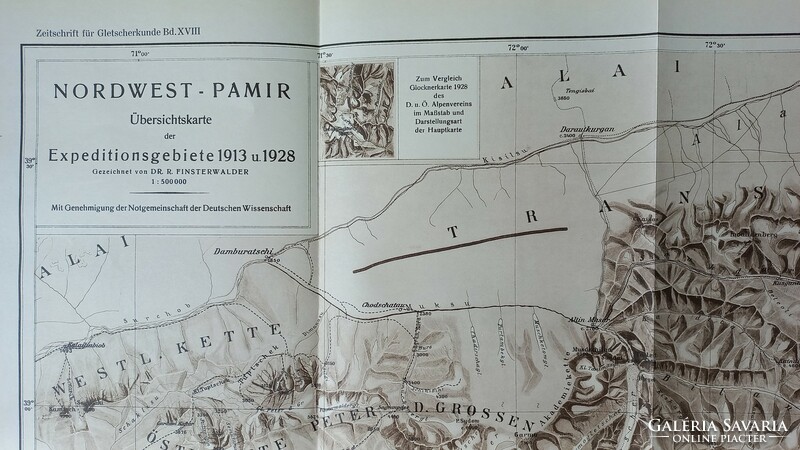 Overview map of North-West Pamir