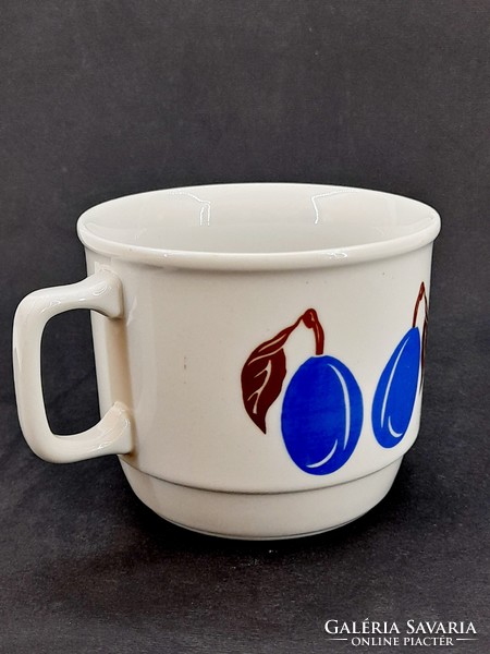 Zsolnay plum patterned mug