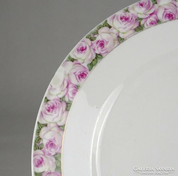 1N420 old pink porcelain tableware 29 pieces