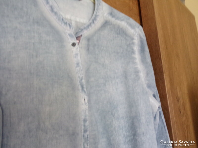 Light blue denim blouse