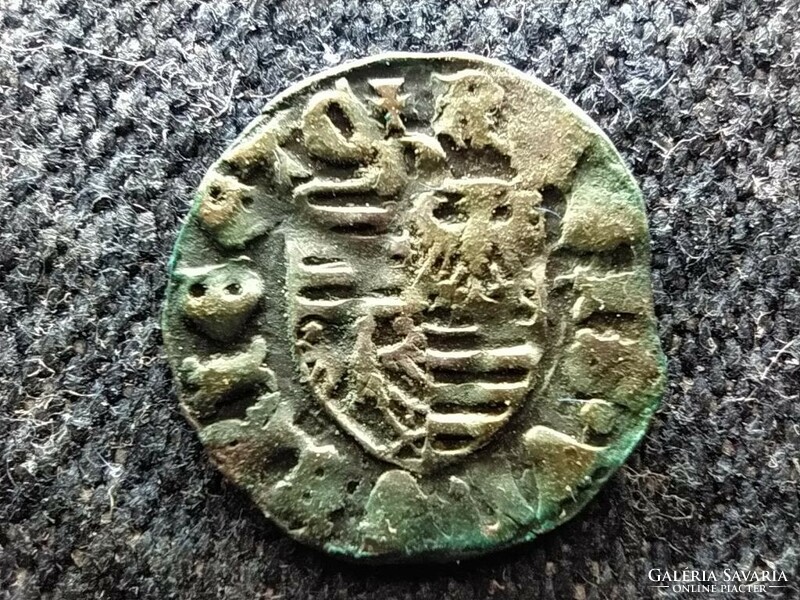 Luxemburgi Zsigmond (1396-1437) ezüst 1 Dénár ÉH449 1390 (id60830)