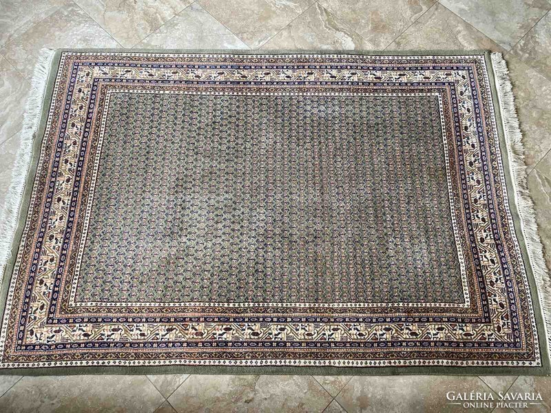 Iran mir green Persian carpet 250x167cm