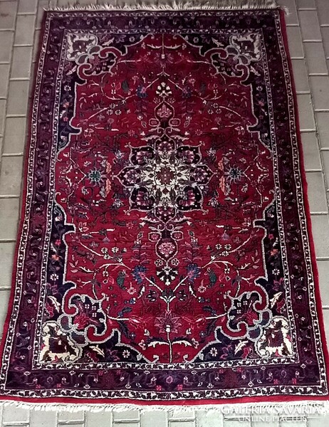 Hand-knotted Iranian Keshan Persian carpet is negotiable