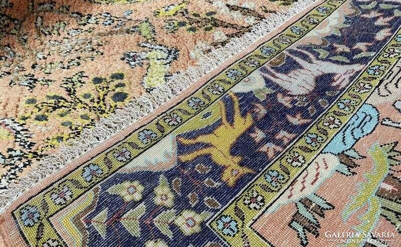 Qum IRAN selyem perzsaszőnyeg 160x100 cm