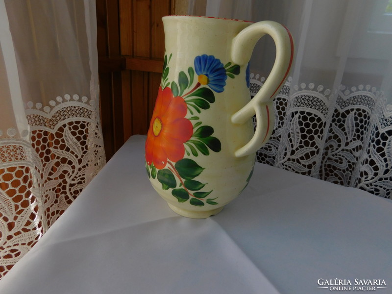 A very nice big floral jug with double handles from Kassi