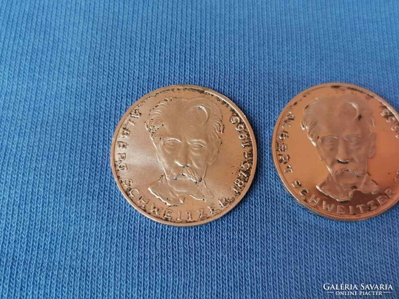 2 pieces of silver 5 marks (1975 g)