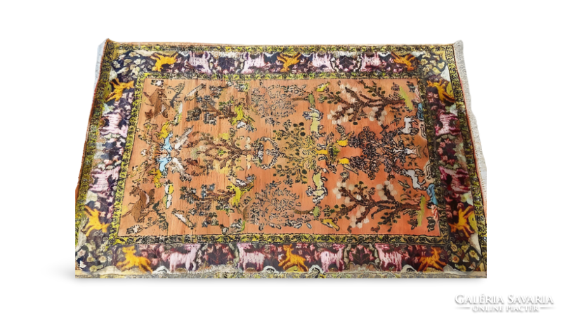 Qum Iran silk Persian carpet 160x100 cm
