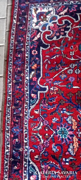 Hand-knotted Iranian Keshan Persian carpet is negotiable