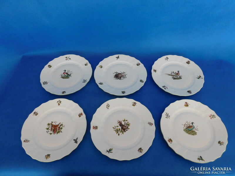 Herend hunting 6-piece dinner plate set 26.5 Cm