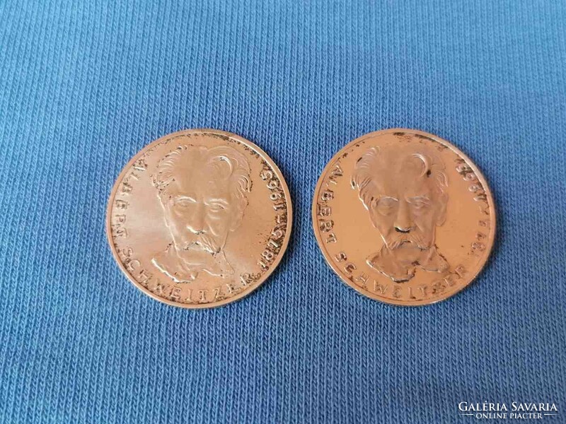 2 db ezüst 5 Márka (1975 G)