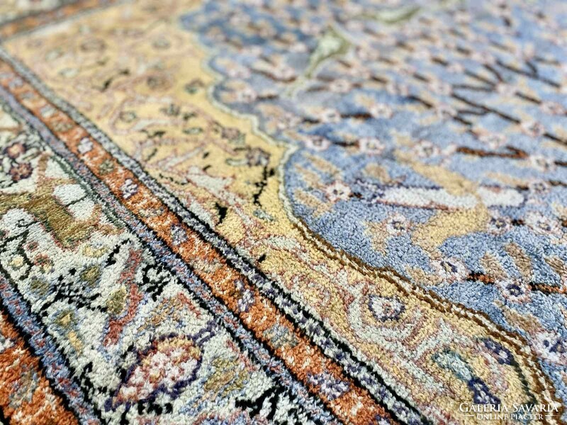 Kayseri 100% selyem madaras-életfás szőnyeg 185x120 cm
