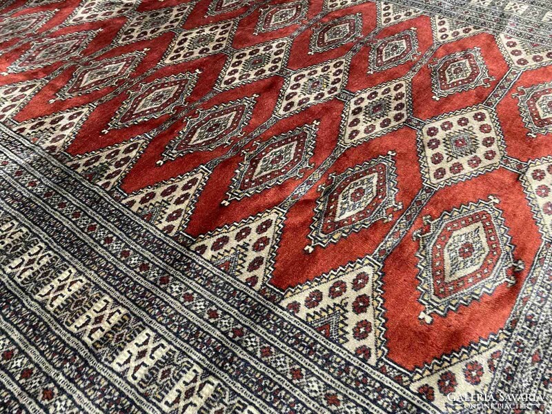 Pakistan Bokhara 3ply selyemfényű szőnyeg 252x152 cm