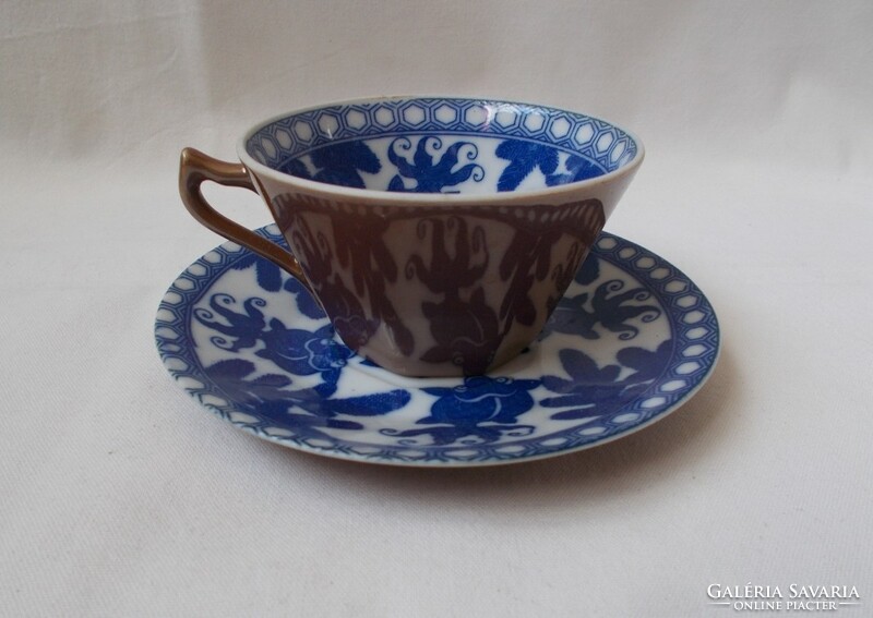 Oriental tea set, fish pattern