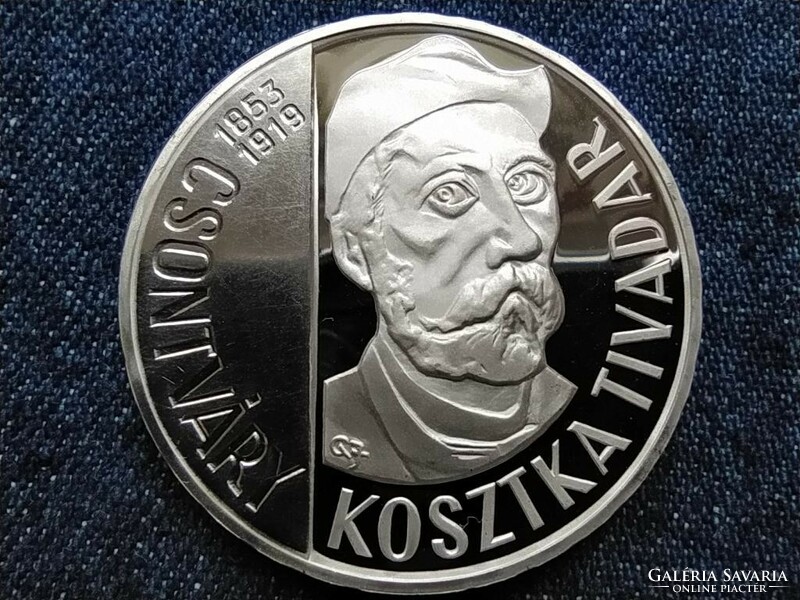 Csontváry Kosztka Tivadar .640 ezüst 200 Forint 1977 BP PP (id62660)