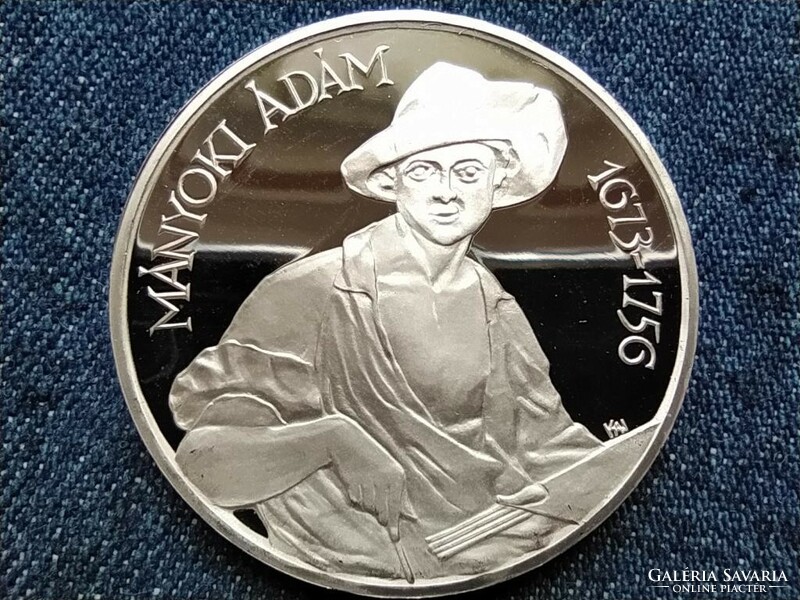 Mányoki Ádám .640 ezüst 200 Forint 1977 BP PP (id62658)