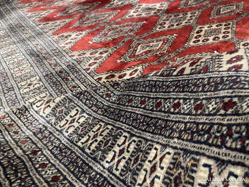 Pakistan Bokhara 3ply selyemfényű szőnyeg 252x152 cm