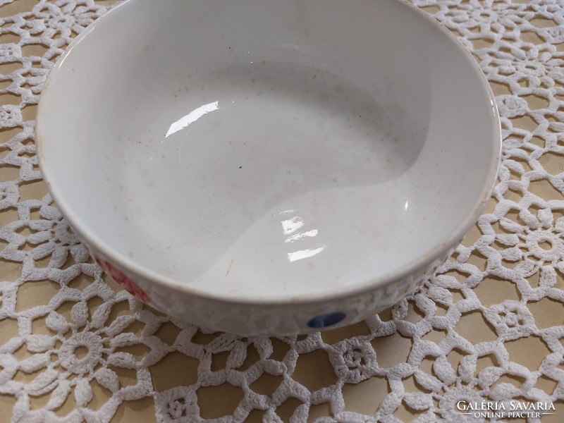 Granite polka dot bowl