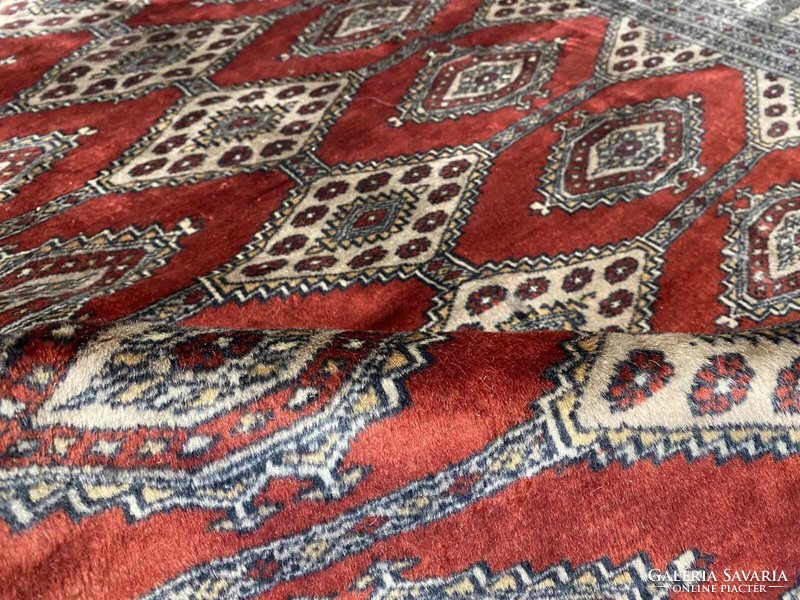 Pakistan Bokhara 3ply selyemfényű szőnyeg 252x152 cm