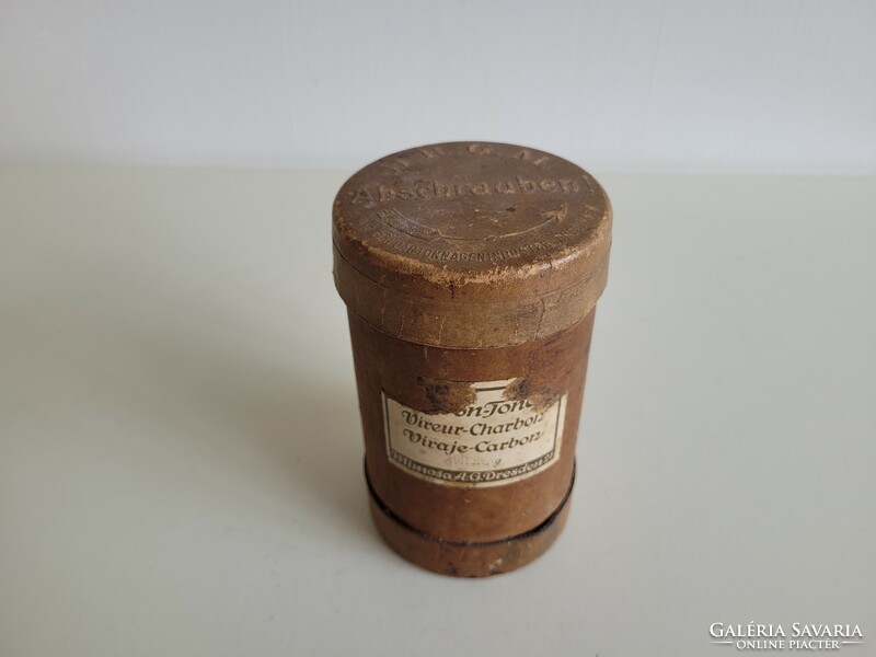 Old vintage German lidded box drgm dresden mimosa ag dresden 21