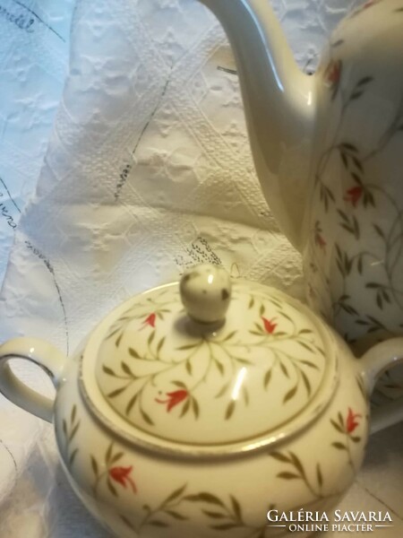 Porcelán teás készlet/Bavaria/