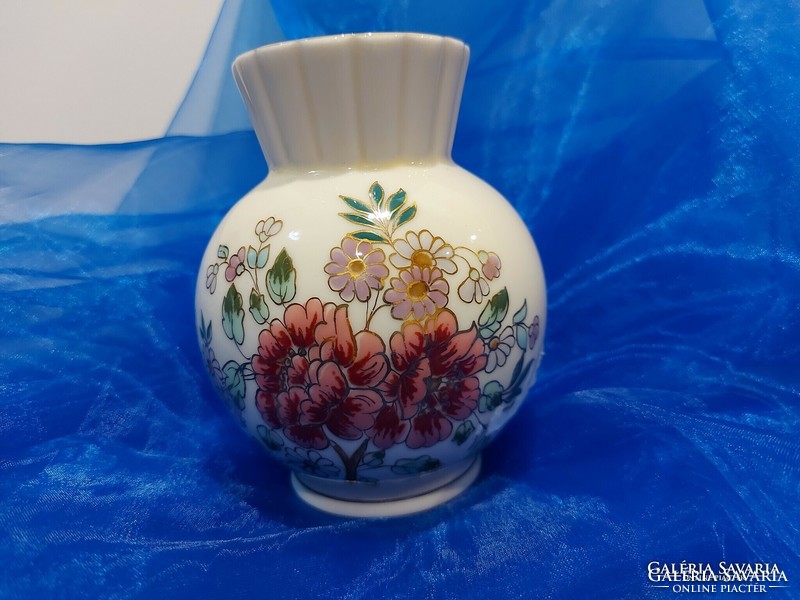 Zsolnay kézzel festett,porcelán váza