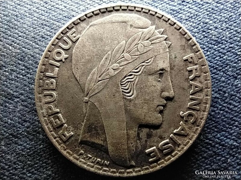 Franciaország Harmadik Köztársaság .680 ezüst 20 frank 1938 (id69400)
