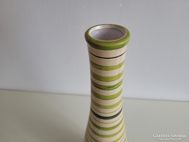 Beige green 41.5 cm ceramic vase