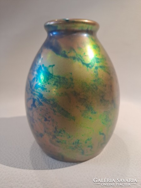 Zsolnay eozin labrador glazed vase around 1930