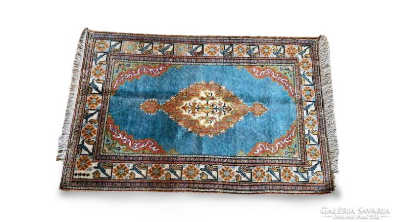 Kayseri 100% silk carpet 140x85cm