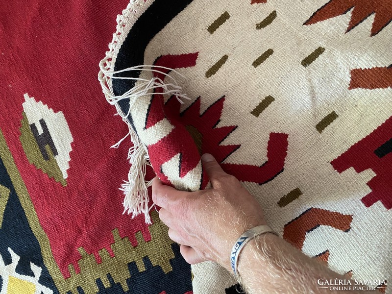 Hand-knotted kilim kilim carpet 195x310