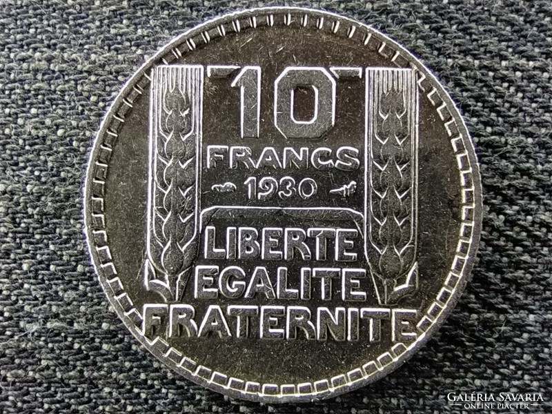 Franciaország Harmadik Köztársaság .680 ezüst 10 frank 1930 (id46761)