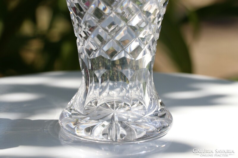 925 silver rimmed vase