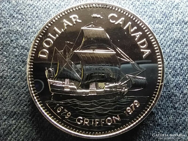 Canada's 300th Annual Griffon Ship .500 Silver $ 1 1979 (id62171)