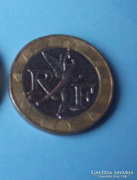 French 10 franc coin