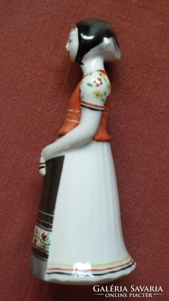 Girl in folk costume from Hollóháza, 10.5 cm