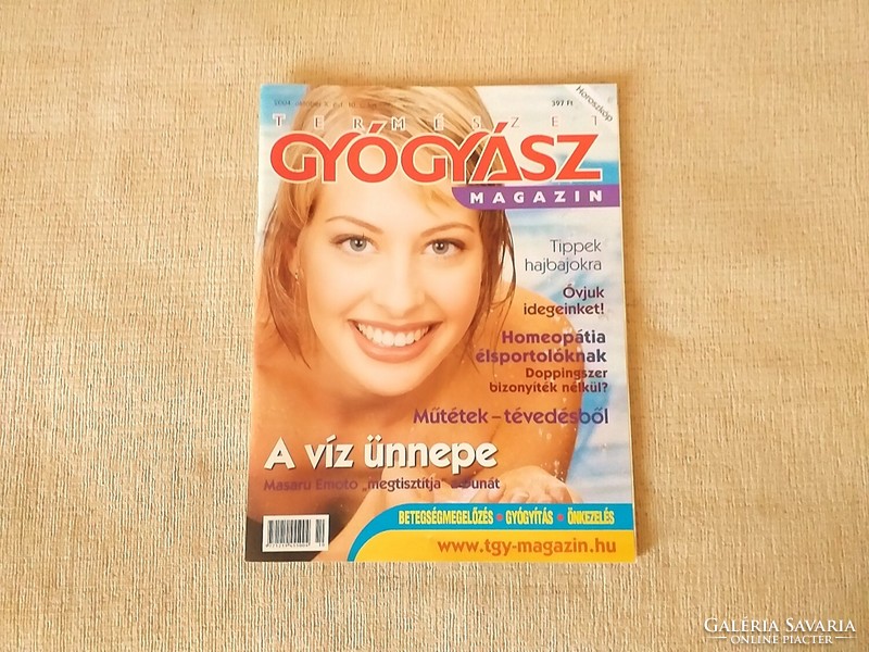 Természetgyógyász magazin, 36 db újság,  2001-2004