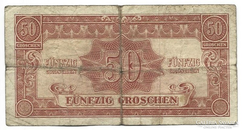 50 groschen 1944 Militarbehörde Ausztria 1.