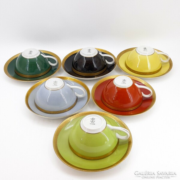 Wallendorf fine, thin, almost transparent porcelain coffee set