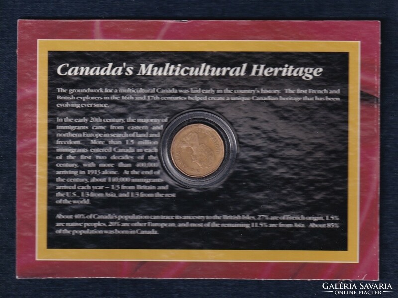 Kanada 20. századi történelme jeges búvár 1 dollár 1988 + EXPO 67 bélyeg szett (id48149)