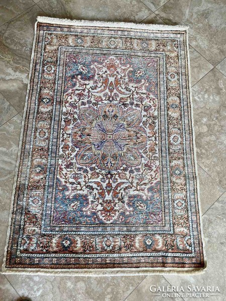 Semiantik kayseri silk carpet 133x90 cm