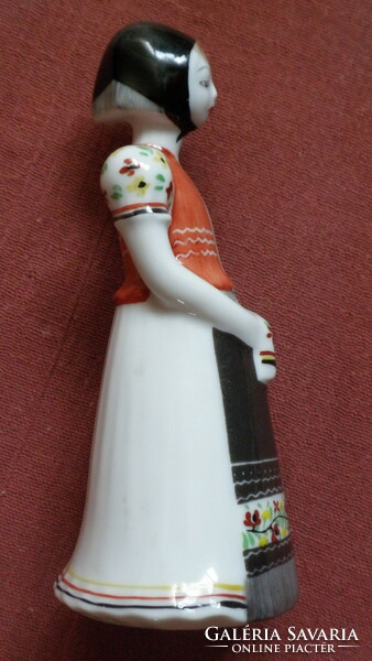 Girl in folk costume from Hollóháza, 10.5 cm