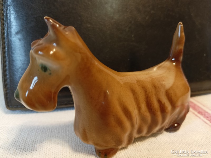 Zsolnay Scottish terrier figurine