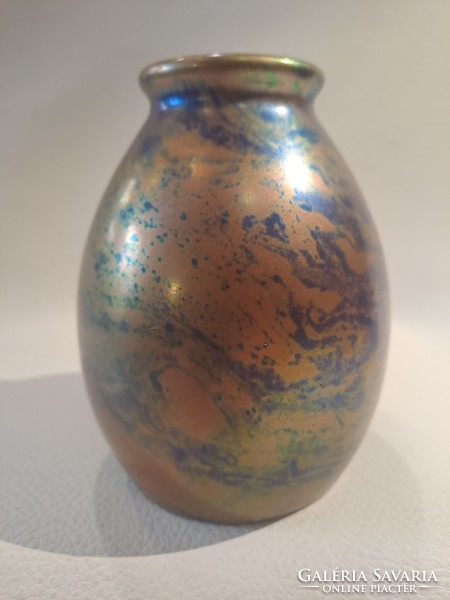 Zsolnay eozin labrador glazed vase around 1930