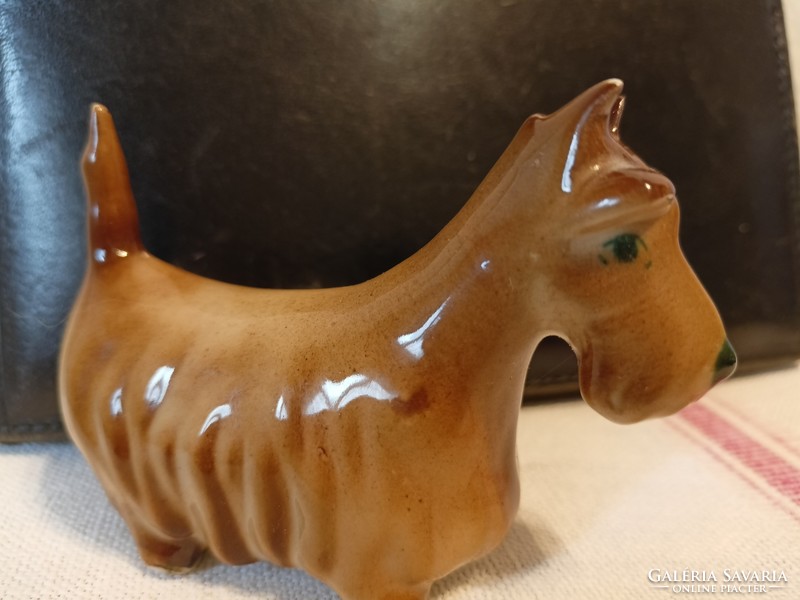 Zsolnay Scottish terrier figurine