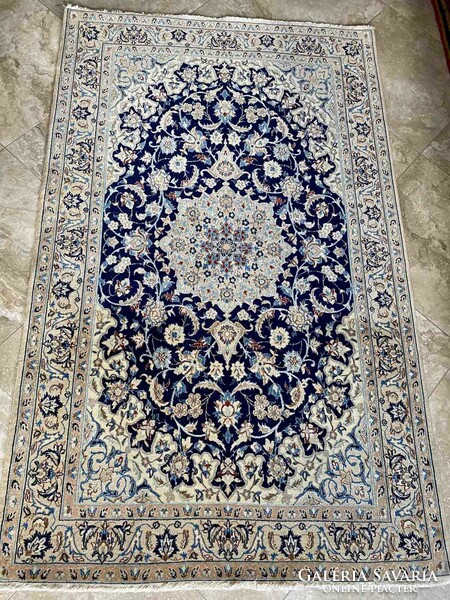 Iran nain 6la habibian carpet 186x117cm