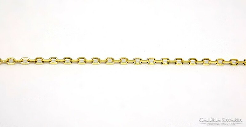 Gold-plated silver chain + bracelet set (zal-ag112376 ag112362)